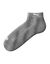 Chaussettes basses matelass&eacute;es quarter - lot de 3 paires (gris chin&eacute;)