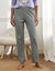 Pantalon imprimé "Nature Sauvage" (gris vert / écru)