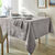 Nappe damassée feuillages Colombine® (gris perle)