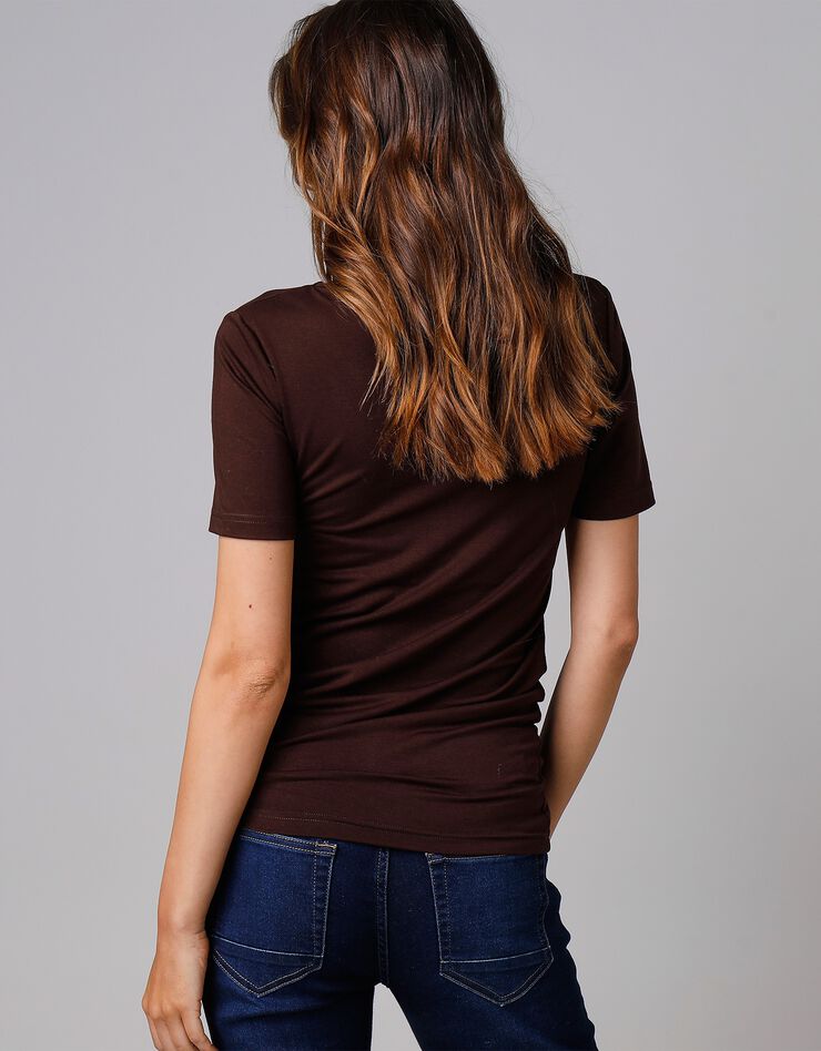 Tee-shirt manches courtes chaleur seconde peau (chocolat) Tee-shirt manches courtes chaleur seconde peau (chocolat)