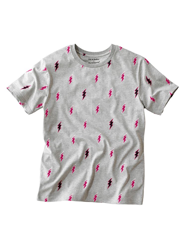 Tee-shirt imprimé homme collection Lulu la nantaise (gris) Tee-shirt imprimé homme collection Lulu la nantaise (gris)