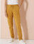 Pantalon jogpant ceinture élastiquée molleton  (miel)