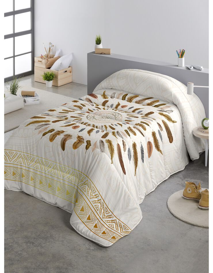 Couette microfibre imprimée Dream 200 g/m² (beige)
