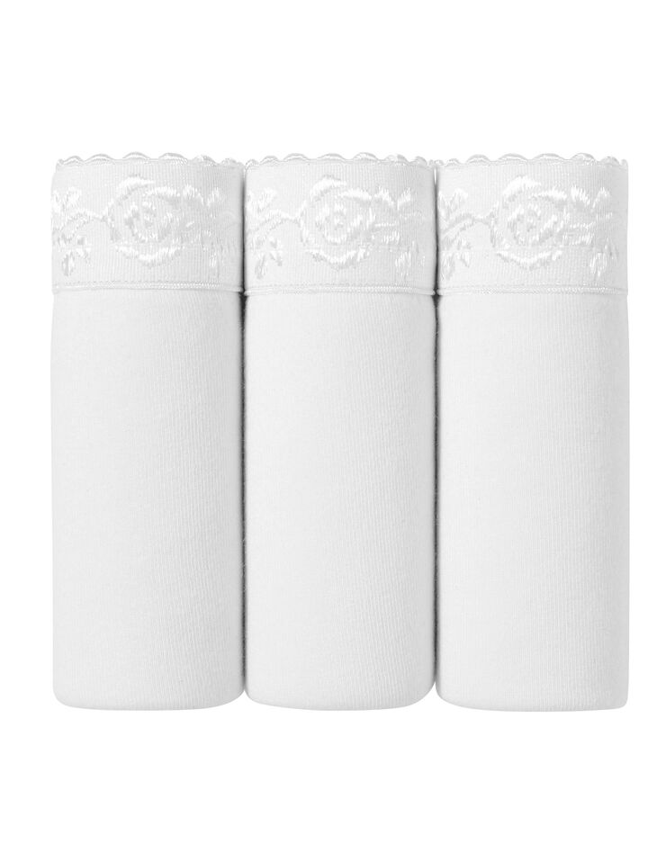 Culotte maxi effet ventre plat - lot de 3 (3 blanc) Culotte maxi effet ventre plat - lot de 3 (3 blanc)