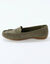 Mocassins souples textile microfibre (kaki)
