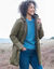 Parka imperméable fourrée, mi-longue (kaki)