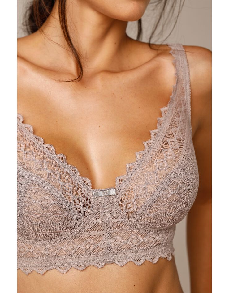 Soutien-gorge Morella forme foulard – sans armatures (taupe) Soutien-gorge Morella forme foulard – sans armatures (taupe)