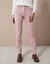 Pantalon droit stretch uni (rose blush)