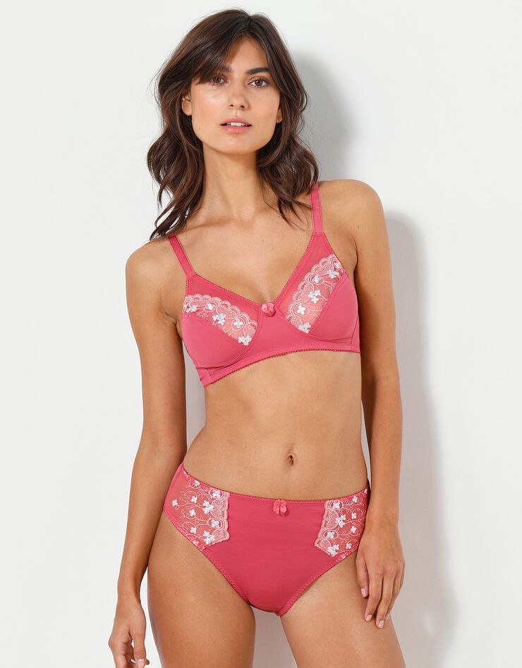 Soutien-gorge grand maintien microfibre Caminata - sans armatures (bois rose) Soutien-gorge grand maintien microfibre Caminata - sans armatures (bois rose)