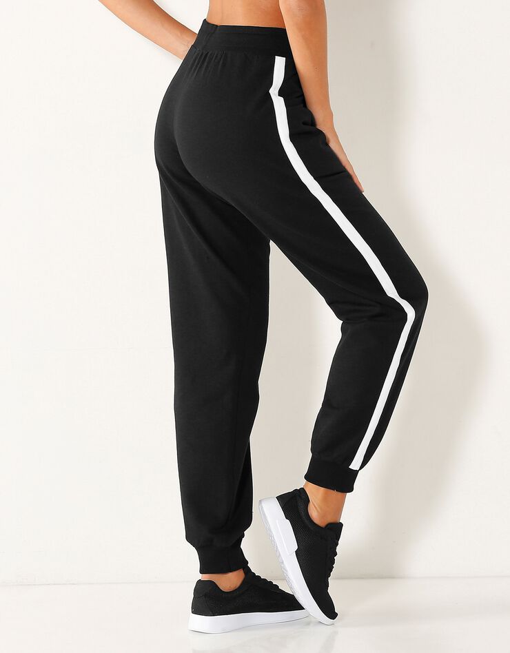 Pantalon blousant bicolore (noir / blanc) Pantalon blousant bicolore (noir / blanc)
