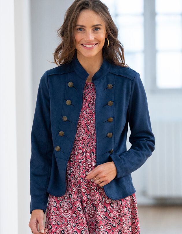 Veste officier suédine (marine)