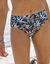 Culotte de bain imprimée haute Melosa (bleu)