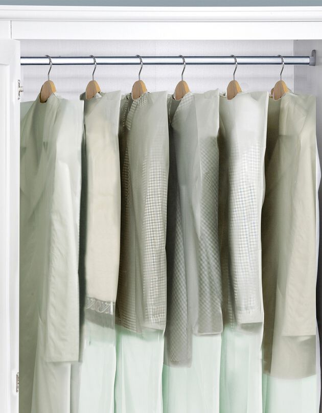 Housses de protection vêtements - lot de 15 ou de 30 (vert)