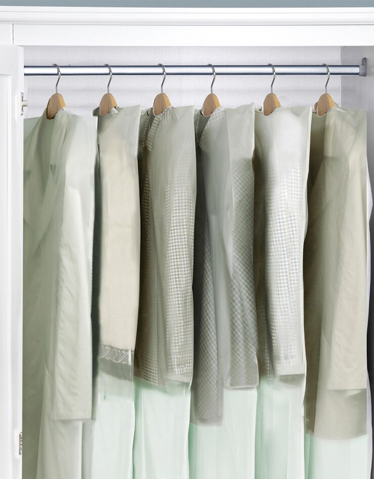 Housses de protection vêtements - lot de 15 ou de 30 (vert) Housses de protection vêtements - lot de 15 ou de 30 (vert)