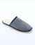 Pantoufles mules velours. (bleu jean)