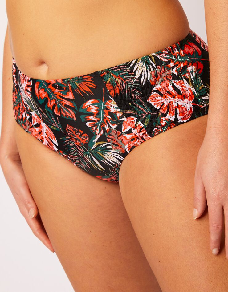 Culotte de bain maxi smockée Caonao (noir / kaki) Culotte de bain maxi smockée Caonao (noir / kaki)