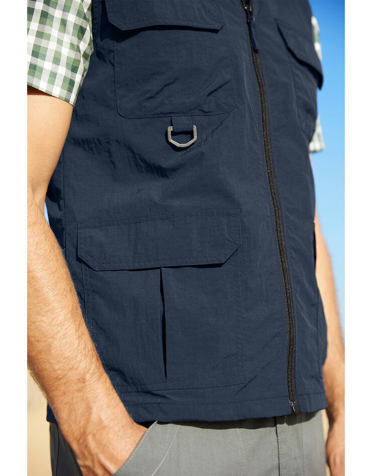 Gilet multipoches sans manches (marine) Gilet multipoches sans manches (marine)