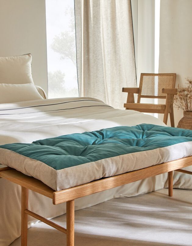 Long coussin de sol, collection "Intemporelle" (eucalyptus)