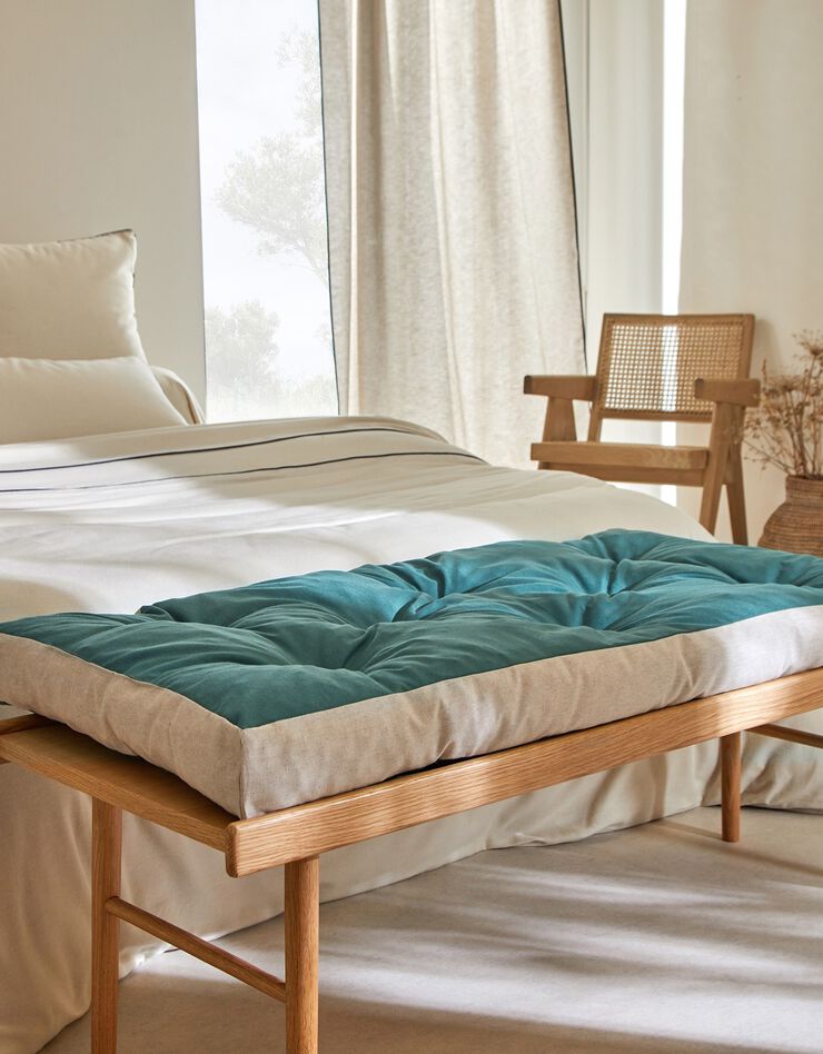 Long coussin de sol, collection "Intemporelle" (eucalyptus)