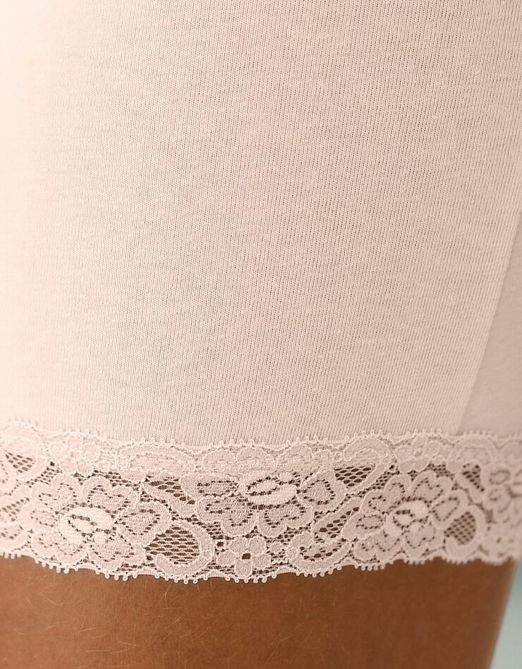 Culotte panty coton et dentelle - lot de 2 (peau) Culotte panty coton et dentelle - lot de 2 (peau)
