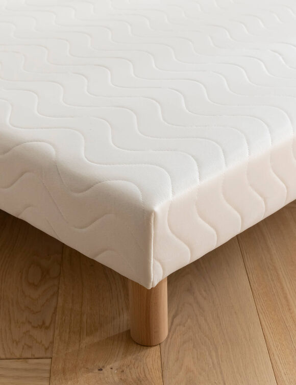 Sommier tapissier &agrave; lattes Conforlux&reg; (&eacute;cru)