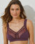Soutien-gorge grand maintien coton  - sans armatures (violet)