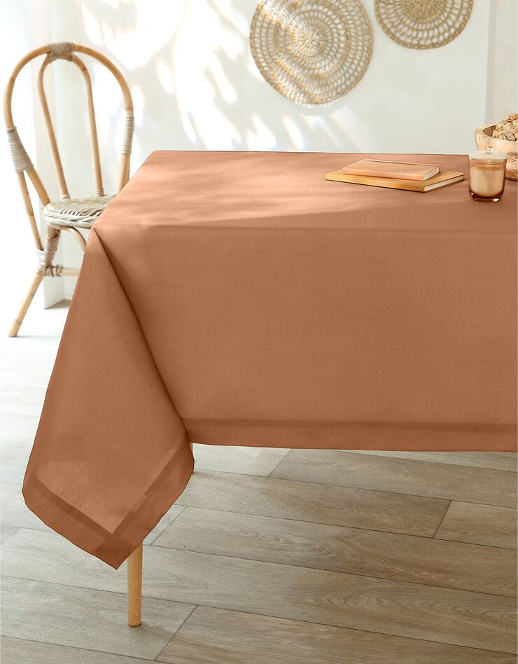 Nappe aspect lin (caramel) Nappe aspect lin (caramel)