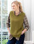 Pull sans manches, forme boite (vert olive)