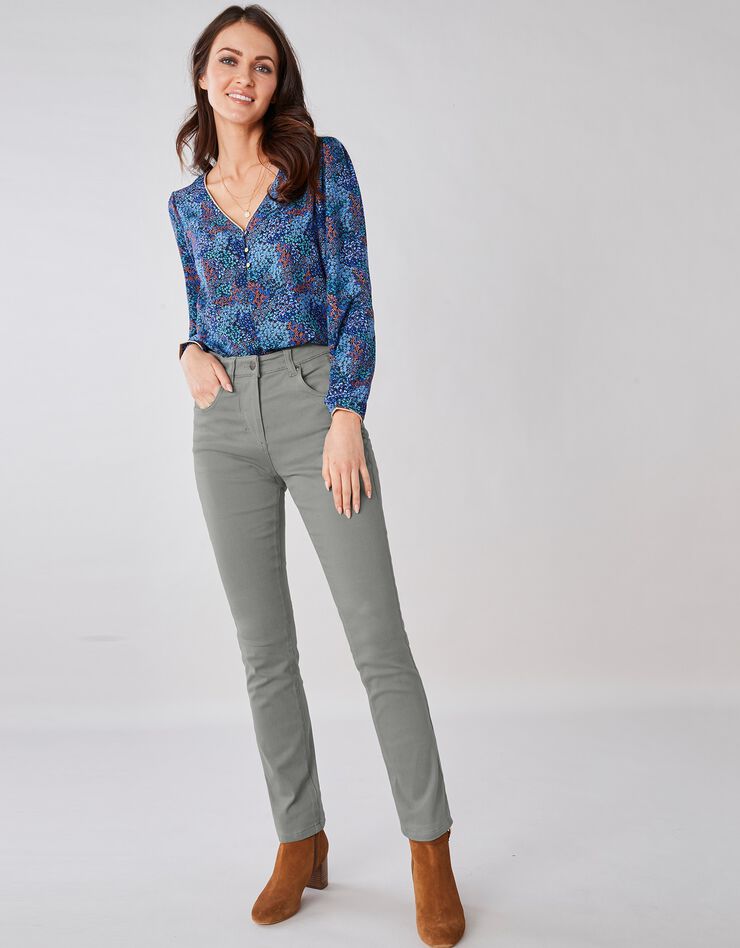 Pantalon sculptant coupe 5 poches (bronze) Pantalon sculptant coupe 5 poches (bronze)
