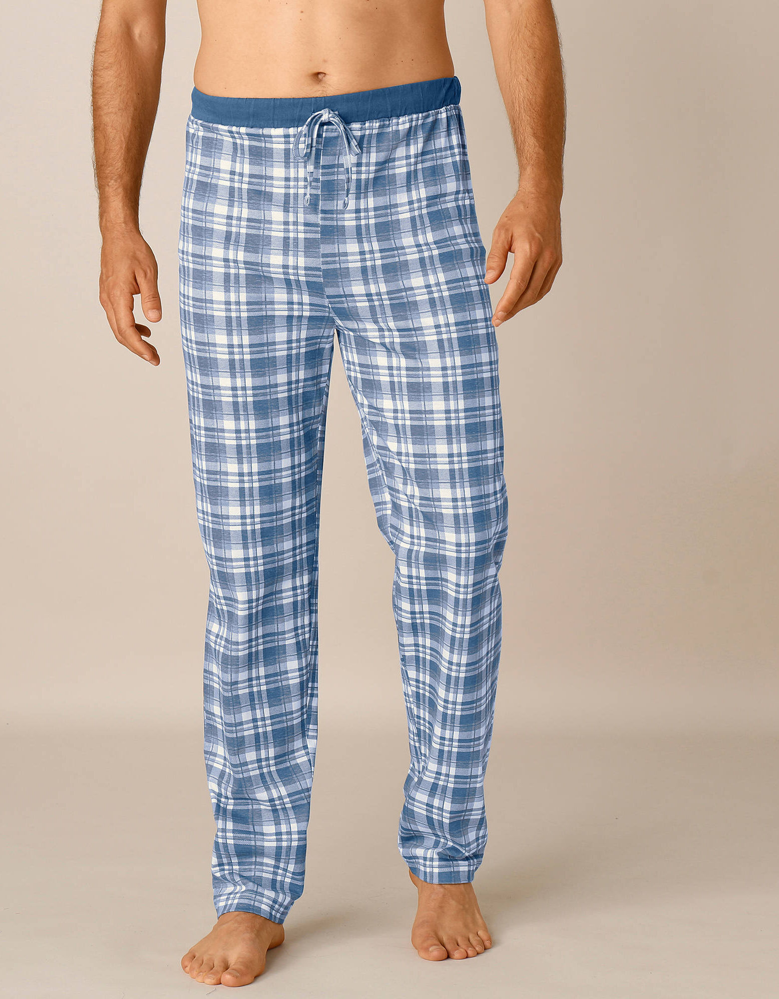 Pantalon Pyjama Femme Carreaux Chaud Doux - Bas Pyjama Maison Confortable Hiver Automne