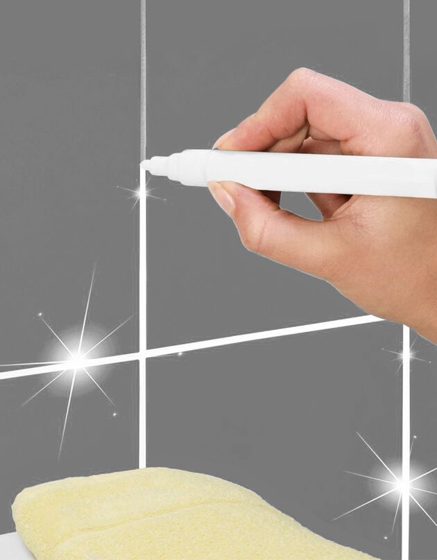 Feutre blanchissant joints de carrelage - lot de 2 (blanc)