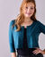 Gilet boléro boutonné (vert émeraude)