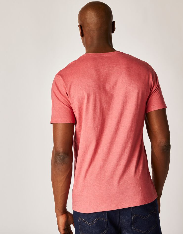 Tee-shirt col tunisien (corail) Tee-shirt col tunisien (corail)