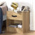 Table de chevet 1 tiroir - 1 niche (naturel)