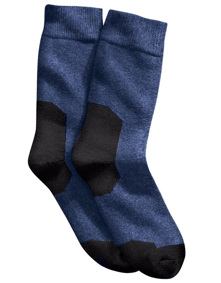 Mi-chaussettes chaussures sécurité - lot de 2 paires (marine) Mi-chaussettes chaussures sécurité - lot de 2 paires (marine)