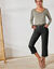 Pantacourt droit stretch (noir)