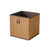 Cube de rangement pliable, bambou (marron)