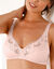 Soutien-gorge forme crois&eacute;e uni brod&eacute; Olbia - sans armatures (poudre)