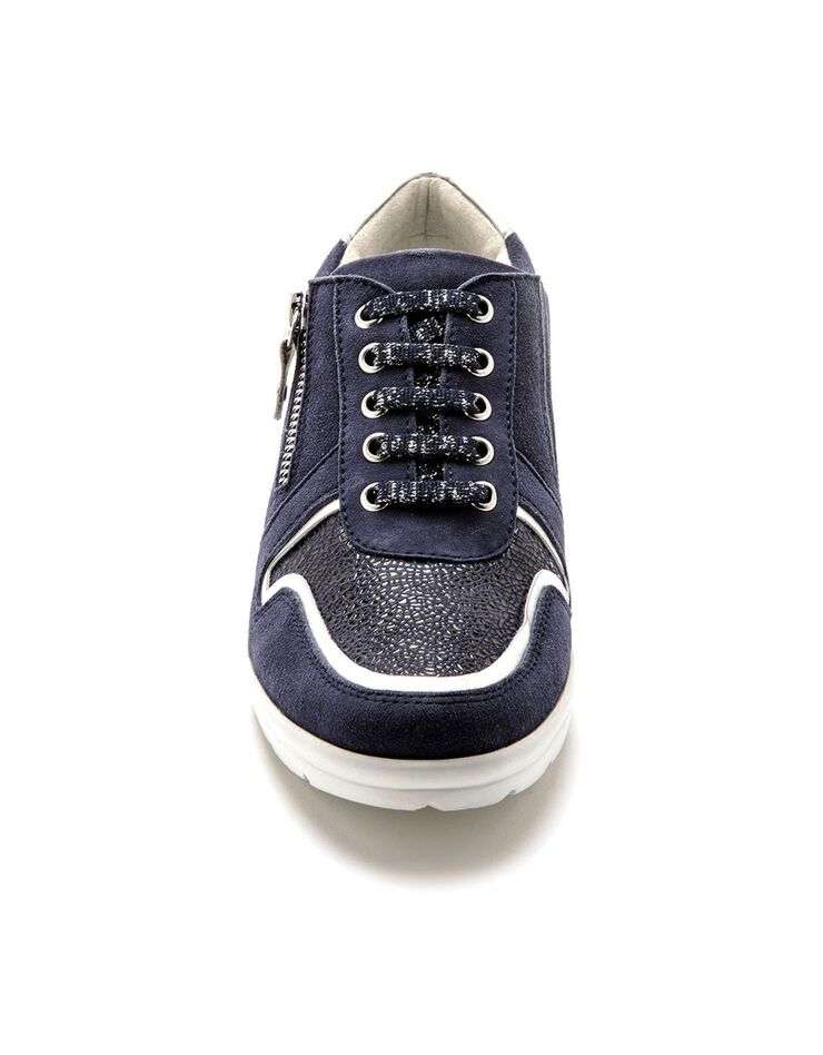 Derbies à lacets, petit compensé (marine) Derbies à lacets, petit compensé (marine)