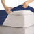 Drap-housse uni jersey bonnet 40 cm (marine)