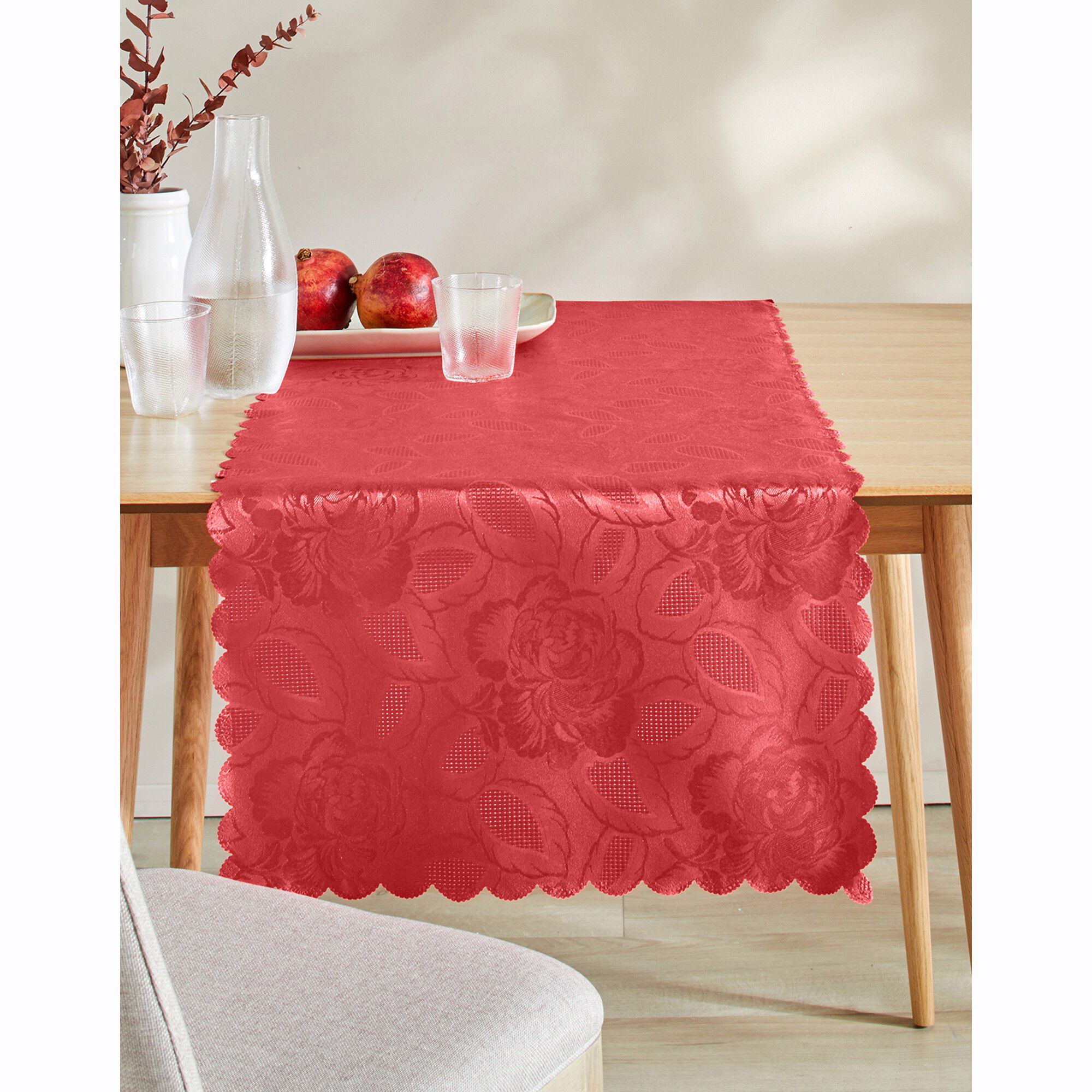 Matfer - Nappe damassée blanche en rouleau 1,20 m x 10 m (lot de 1