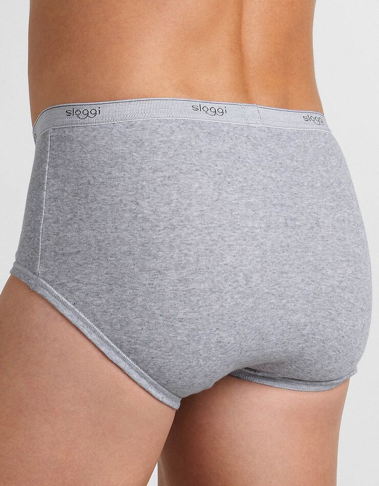 Slip ouvert forme maxi (gris chiné) Slip ouvert forme maxi (gris chiné)
