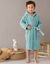Peignoir enfant éponge bouclette à capuche (vert d'eau) Peignoir enfant éponge bouclette à capuche (vert d'eau)