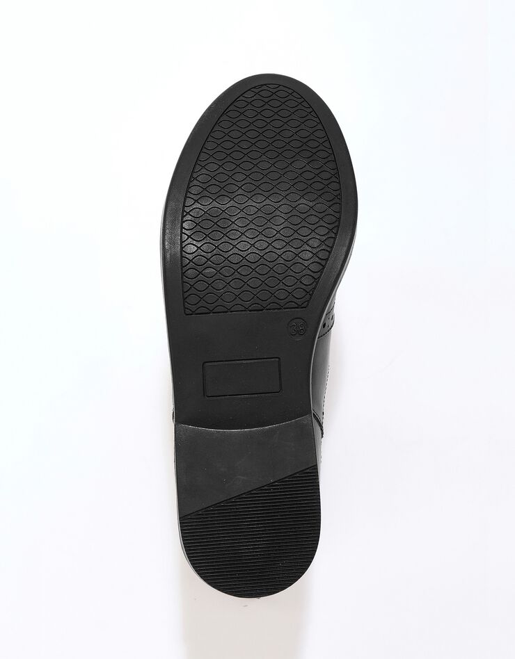 Boots perforées en cuir (noir) Boots perforées en cuir (noir)