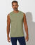 T-shirt col rond sans manches - lot de 3 (orange + vert + jaune)
