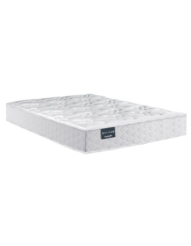 Matelas ressorts Dunlopillo® haut. 23 cm, confort ferme (blanc)