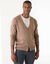Gilet boutonn&eacute; manches longues (marron glac&eacute;)