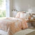 Linge de lit Nina coton (melon)