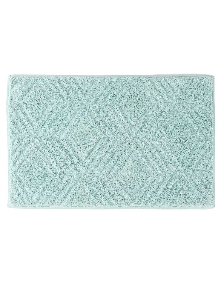 Tapis de bain Géométrique  (vert d'eau)