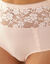 Culotte super maxi coton et dentelle - lot de 2 (poudre)